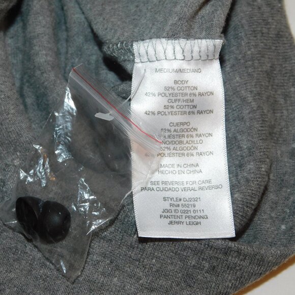 Hoodiebuddie Gray Hoodie Zip Up Size Medium - Picture 6 of 9